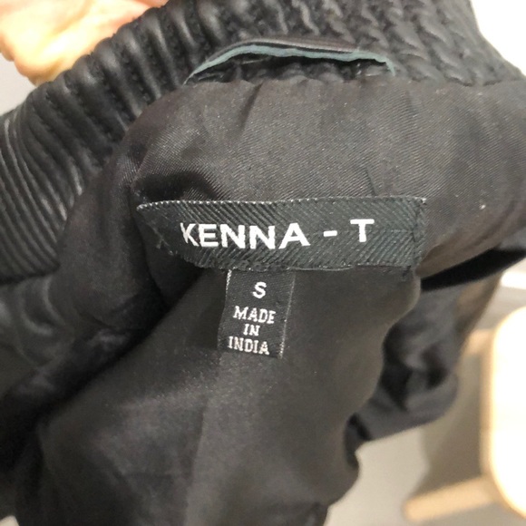 Kenna T 100% Leather Bomber Jacket - Picture 3 of 3
